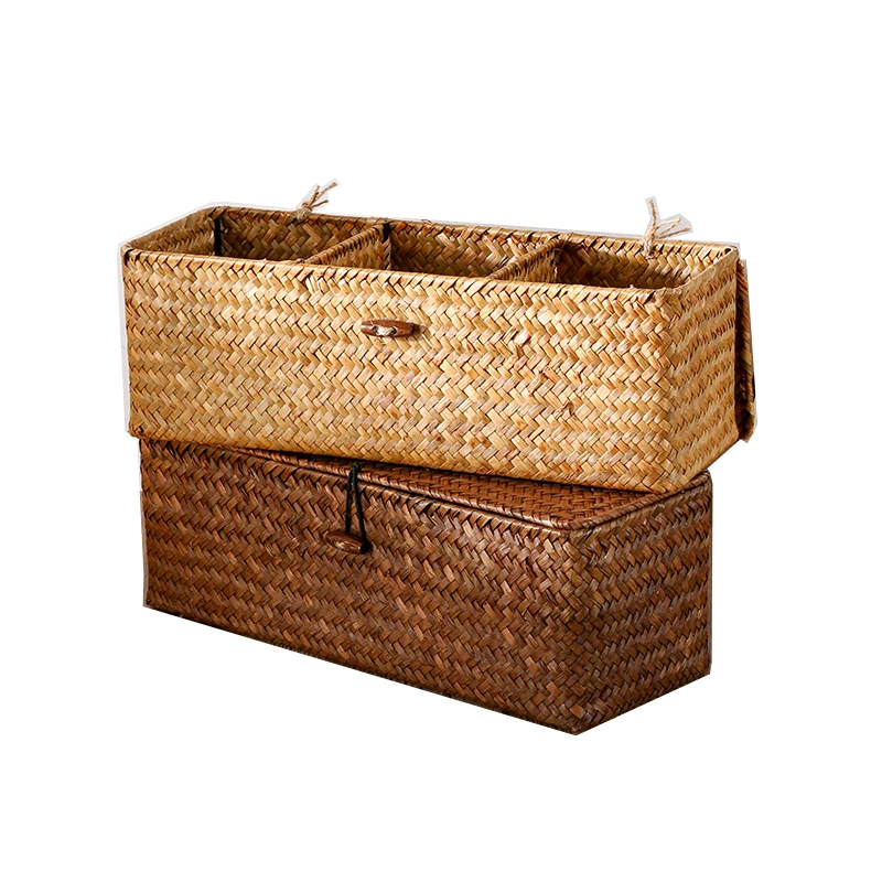 Handmade Seaweed Cosmetic Storage Box Desktop Makeup Cloth Socks Jewelry Food Toys Organizer Sundries Container
Handmade Seaweed Cosmetic Storage Box Desktop Makeup Cloth Socks Jewelry Food Toys Organizer Sundries Container