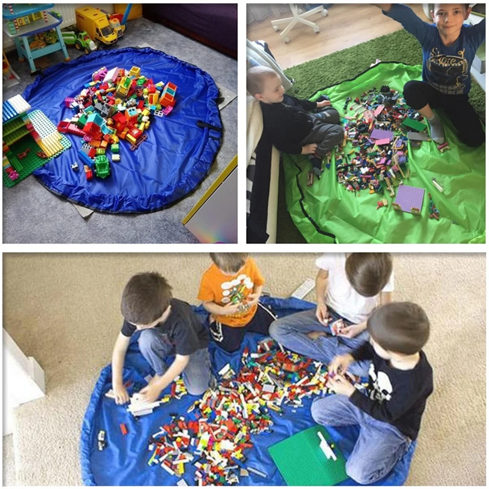 150cm Portable Kids Toy Bag Mat Child Toy Storage Bag Play Mat Home Outdoor Toys Organizer Waterproof Children Rug To Store Toys
150cm Portable Kids Toy Bag Mat Child Toy Storage Bag Play Mat Home Outdoor Toys Organizer Waterproof Children Rug To Store Toys