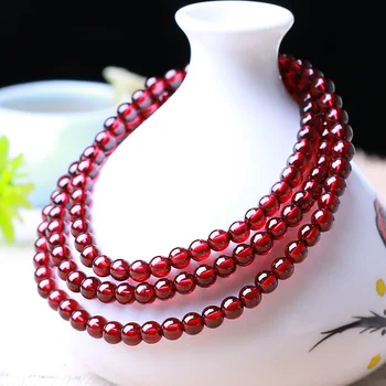 Stretch Red Round 4.5mm Beads 5A Grade Nature Garnet Stone Bracelet Multi-layer Handmade Style YH4815
Stretch Red Round 4.5mm Beads 5A Grade Nature Garnet Stone Bracelet Multi-layer Handmade Style YH4815