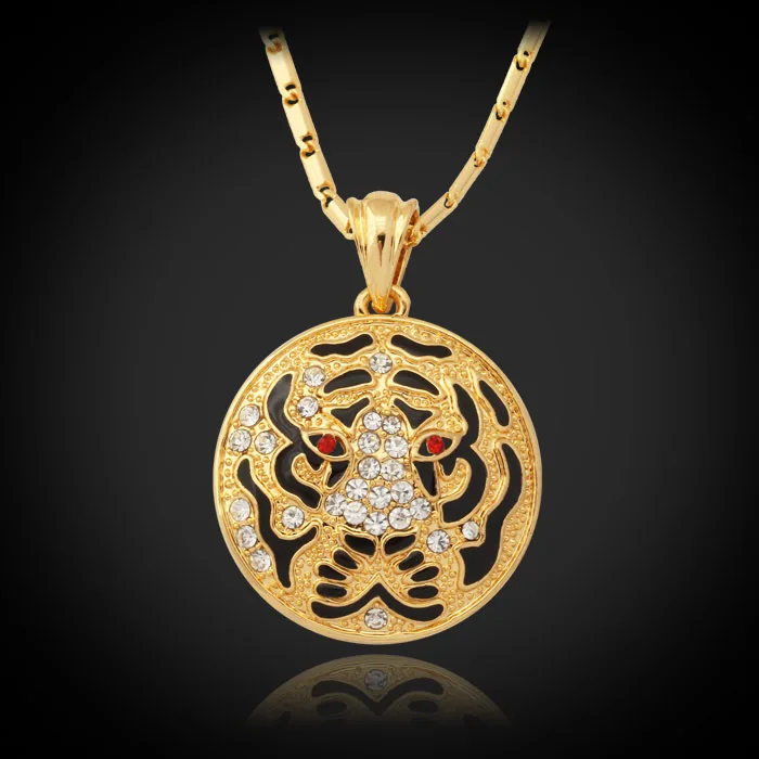Collare Tiger Head Necklace Gold Color Austrian Rhinestone Necklace Pendant Fashion Jewelry Wholesale For Women P442
Collare Tiger Head Necklace Gold Color Austrian Rhinestone Necklace Pendant Fashion Jewelry Wholesale For Women P442