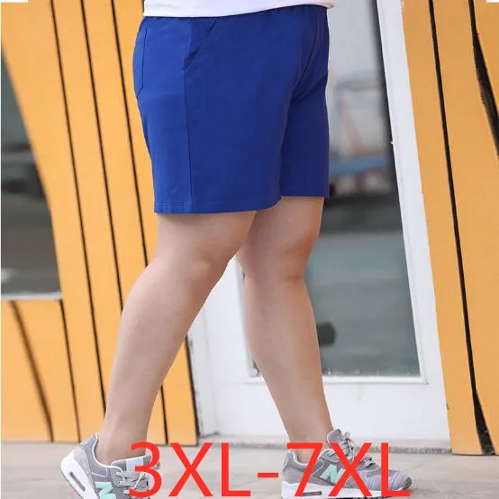 2019 summer plus size shorts for women casual loose high elastic waist large size womens sports shorts blue 3XL 4XL 5XL 6XL 7XL
2019 summer plus size shorts for women casual loose high elastic waist large size womens sports shorts blue 3XL 4XL 5XL 6XL 7XL