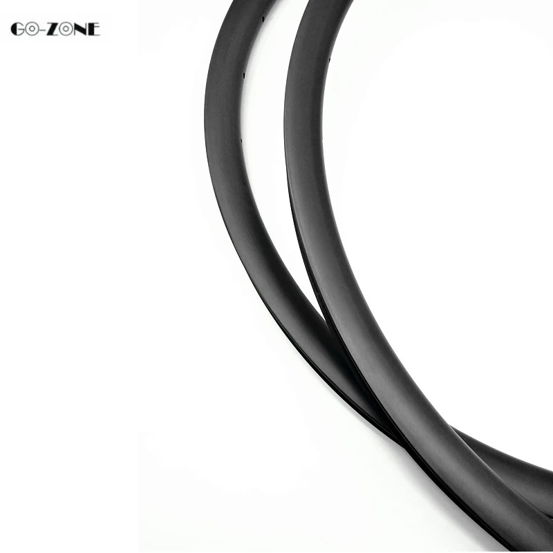 Discount Go-zone 27.5 er mountain bike rim 37x24mm XC/AM tubeless matte/glossy 650B mtb dics brake carbon rim 24H 28H 32H 36H 9