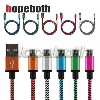 1M 2M 3M Micro USB Cable Charging Nylon Braid Microusb Data Line Wire Cable For Xiaomi Samsung Android Phone Data Line 50pcs/lot
1M 2M 3M Micro USB Cable Charging Nylon Braid Microusb Data Line Wire Cable For Xiaomi Samsung Android Phone Data Line 50pcs/lot