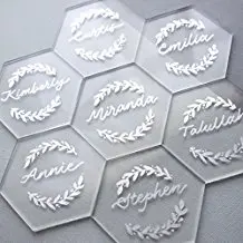 ACRYLIC CLEAR BLANK Clear Acrylic Extra Thick Hexagon Escort Place Cards for Wedding, Birthday Parties, Table Numbers
ACRYLIC CLEAR BLANK Clear Acrylic Extra Thick Hexagon Escort Place Cards for Wedding, Birthday Parties, Table Numbers