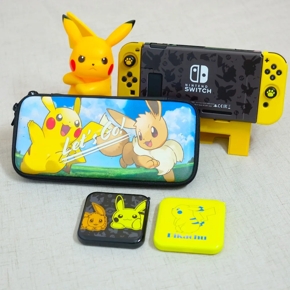 For Nintendos Switch Let's go Pikachus Eevee Limited Shell Travel Storage Carrying Case Pouch Bag NS Console Handbag Accessories
For Nintendos Switch Let's go Pikachus Eevee Limited Shell Travel Storage Carrying Case Pouch Bag NS Console Handbag Accessories
