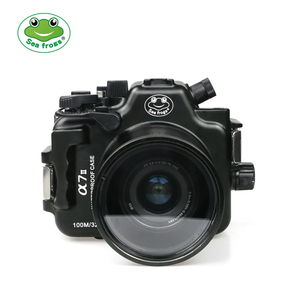 Seafrogs for Sony A7R II 100m/325ft Aluminum Underwater Camera Housing Inbuilt Leak Detection Sensor Synchro Cable Port
Seafrogs for Sony A7R II 100m/325ft Aluminum Underwater Camera Housing Inbuilt Leak Detection Sensor Synchro Cable Port