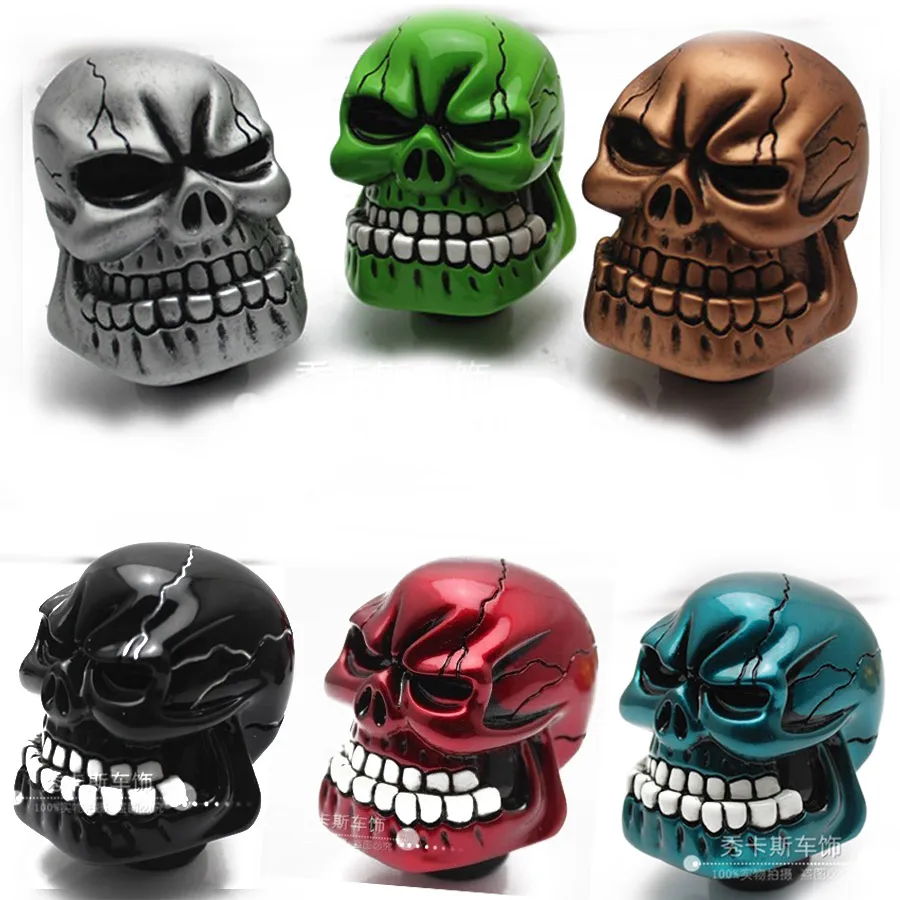 Universal for Almost Car Manual Operation Car Gear Shift Knob Shifter Lever Resin Skull 6Colors Big Promotions
Universal for Almost Car Manual Operation Car Gear Shift Knob Shifter Lever Resin Skull 6Colors Big Promotions