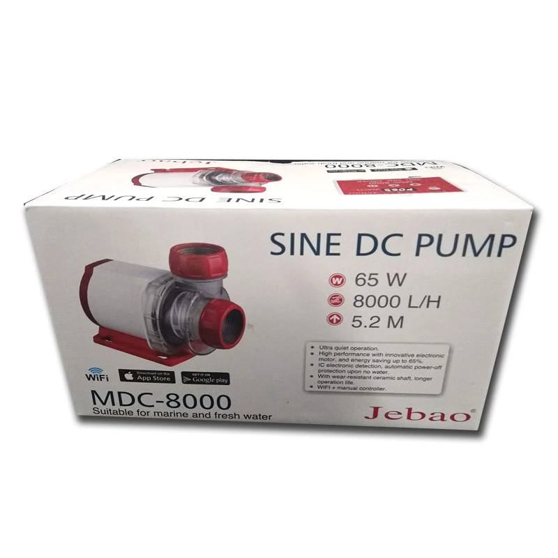 NEW Jebao MDC with wifi version DC pump fish tank aquarium water pump quiet fresh sea submersible pump circulating pump
NEW Jebao MDC with wifi version DC pump fish tank aquarium water pump quiet fresh sea submersible pump circulating pump