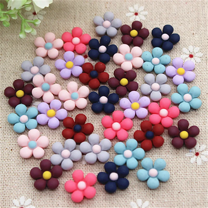 50PCS Mix Colors 13mm Cute Vintage Resin Five-Petal Flowers Flatback Cabochon Embellishment Accessories DIY Craft Scrapbooking
50PCS Mix Colors 13mm Cute Vintage Resin Five-Petal Flowers Flatback Cabochon Embellishment Accessories DIY Craft Scrapbooking