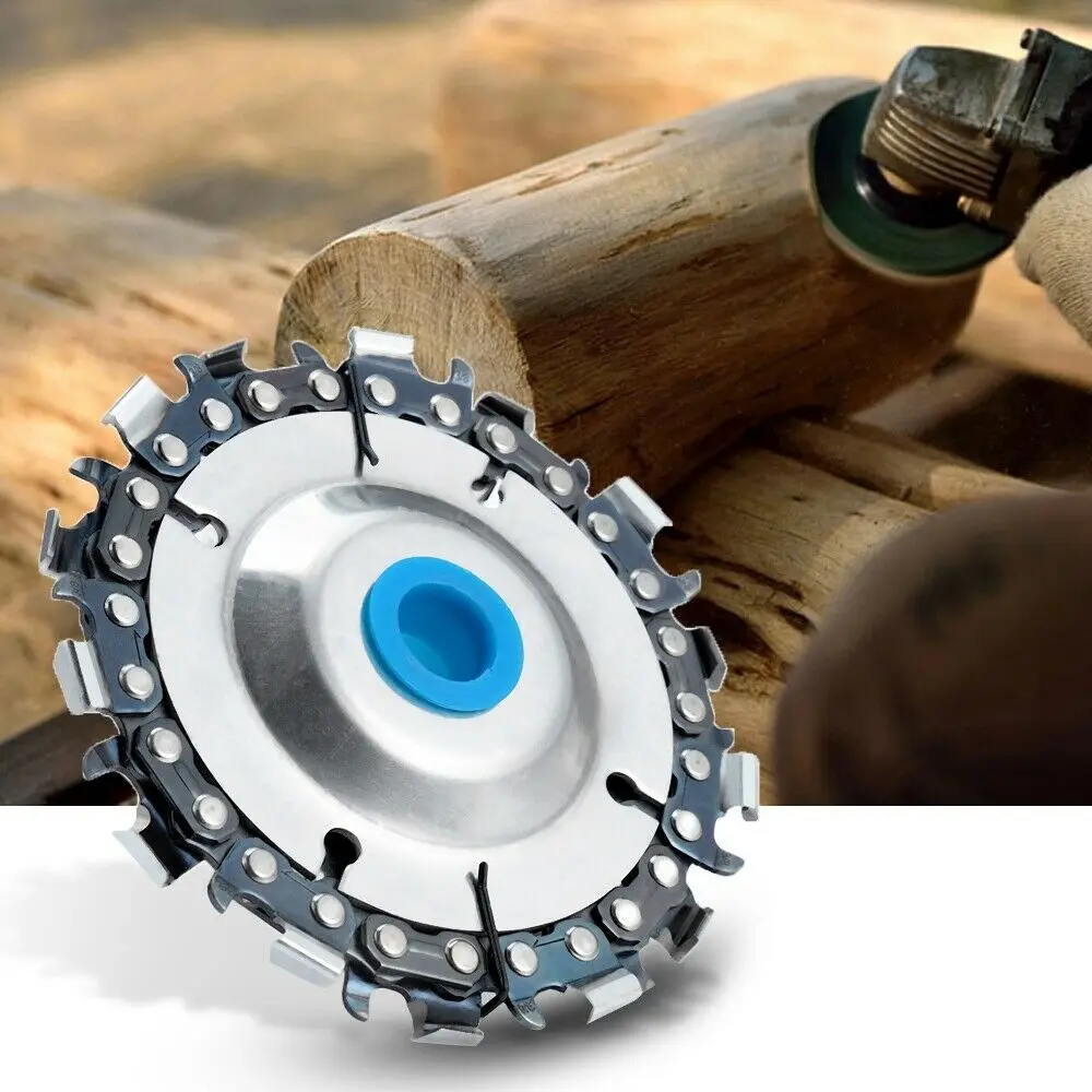 4" Wood Carving Chain Cutter Saw Plate Blade Angle Woodworking 14 Toothdapter Fit for All 100mm or 115mm Grinder HG9681
4" Wood Carving Chain Cutter Saw Plate Blade Angle Woodworking 14 Toothdapter Fit for All 100mm or 115mm Grinder HG9681