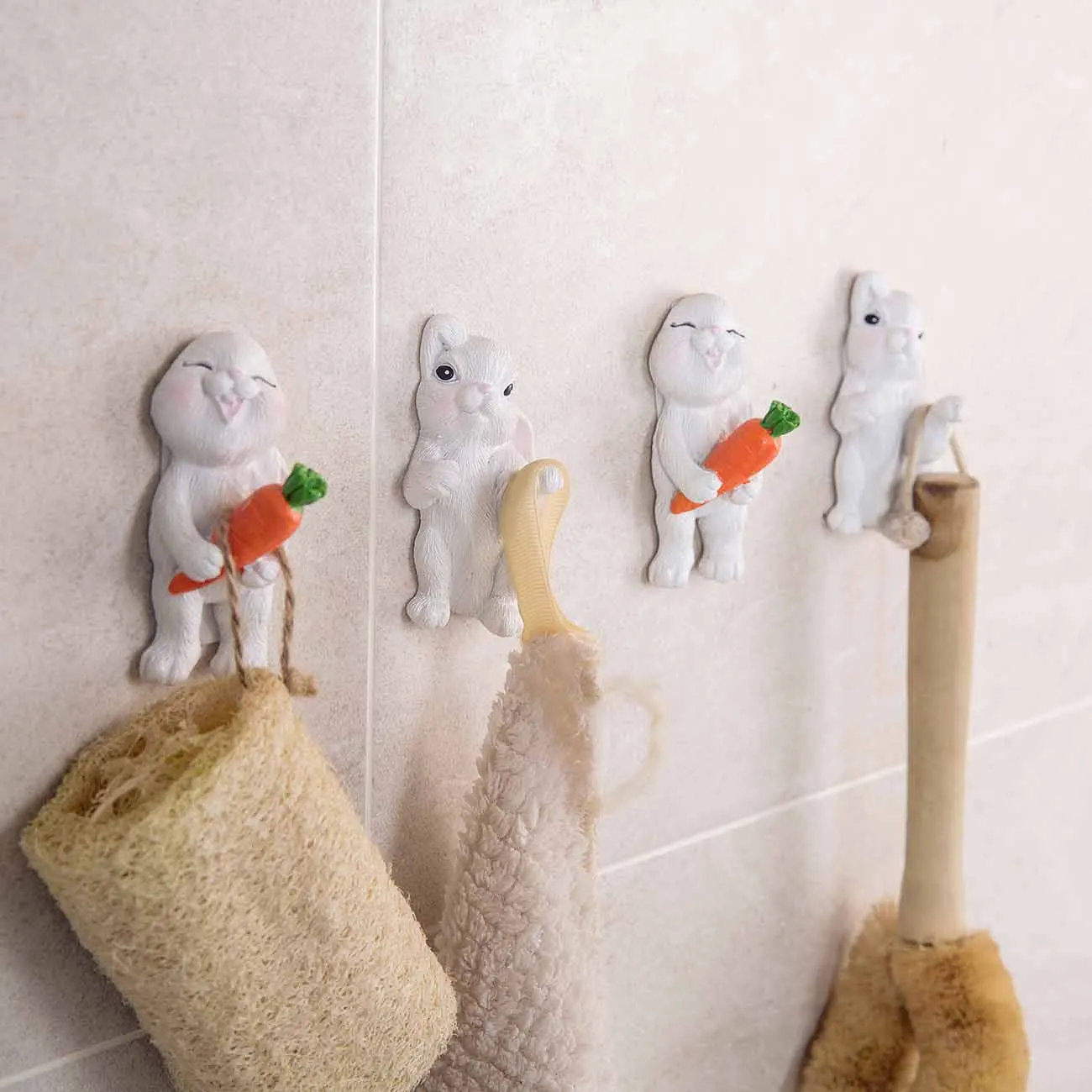 Carton Resin Rabbit Hook Key Hangers Coat Hanger Creative Rabbit Model Bathroom Wall holder Children Room Hooks
Carton Resin Rabbit Hook Key Hangers Coat Hanger Creative Rabbit Model Bathroom Wall holder Children Room Hooks