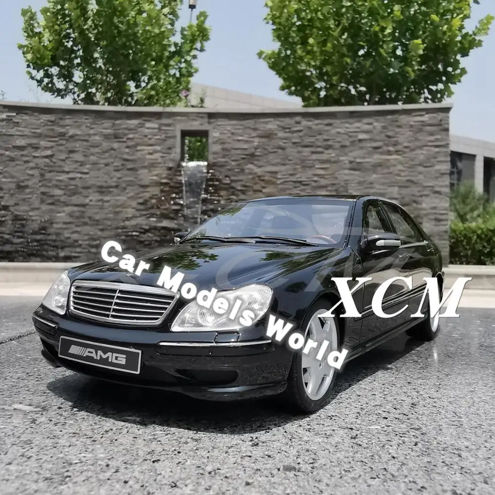 Полимерная модель автомобиля для Otto S55 AMG (W220) 1:18 (черный) OT832 + подарок! |