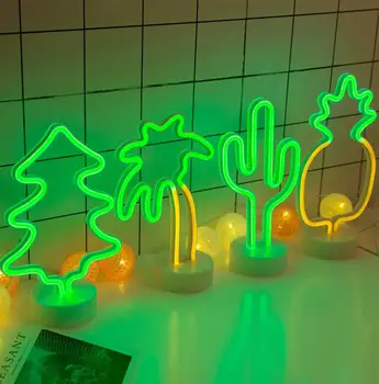 Night Light Table Lamp LED Neon Cactus Battery Operated Home Christmas Tree New Year Wedding Decoration
Night Light Table Lamp LED Neon Cactus Battery Operated Home Christmas Tree New Year Wedding Decoration