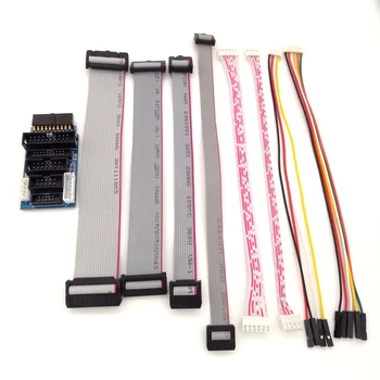 For JLINK V8 V9 Adapter Plate JTAG to SWD Multi-function for ULINK2 STLINK V2 Multi-function Switching Board 2.54 Flat Cable
For JLINK V8 V9 Adapter Plate JTAG to SWD Multi-function for ULINK2 STLINK V2 Multi-function Switching Board 2.54 Flat Cable