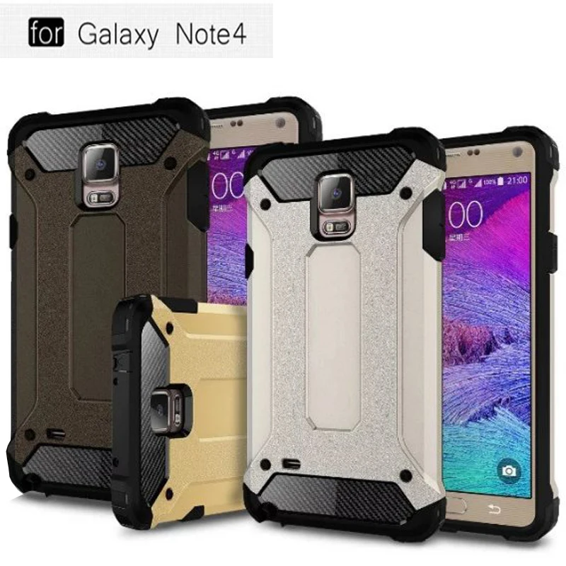 PC+TPU Hybird Protective Case For Samsung Galaxy Note4 N9100 within Heat Radiation Nets Precise Holes Outdoor Shockproof Case
PC+TPU Hybird Protective Case For Samsung Galaxy Note4 N9100 within Heat Radiation Nets Precise Holes Outdoor Shockproof Case