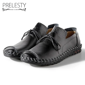 Prelesty Causal Men Leather Shoes Genuine Cow Leather Outdoor Slip on Handmade Classical Autumn Summer Breahtable Anti-resisting
Prelesty Causal Men Leather Shoes Genuine Cow Leather Outdoor Slip on Handmade Classical Autumn Summer Breahtable Anti-resisting