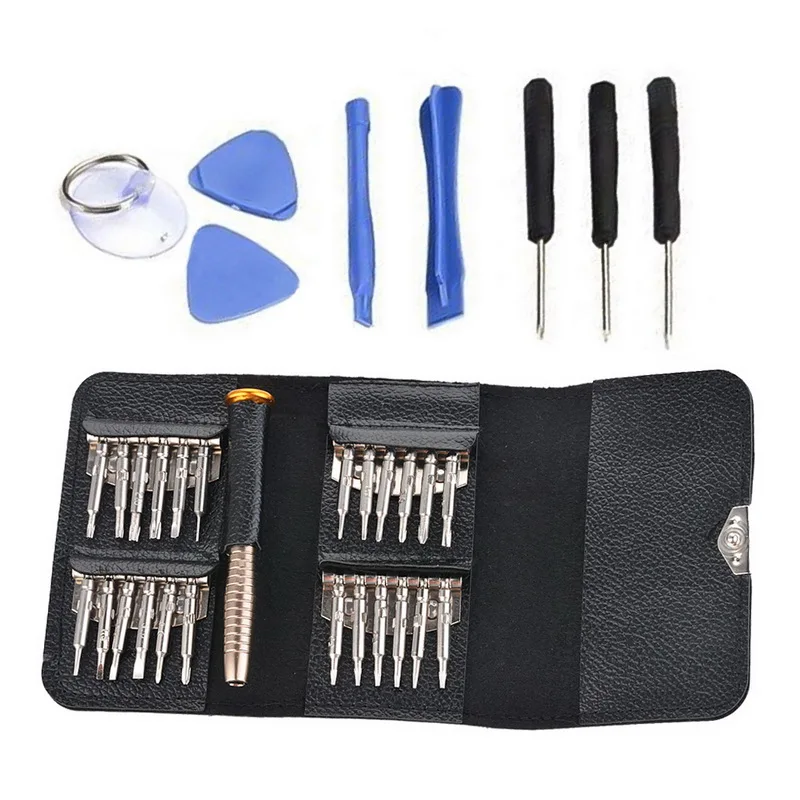 33 in 1 Smart phone Computer Tablet Repair Kit Phone Repair Tool Kit with Organizer Bag
33 in 1 Smart phone Computer Tablet Repair Kit Phone Repair Tool Kit with Organizer Bag