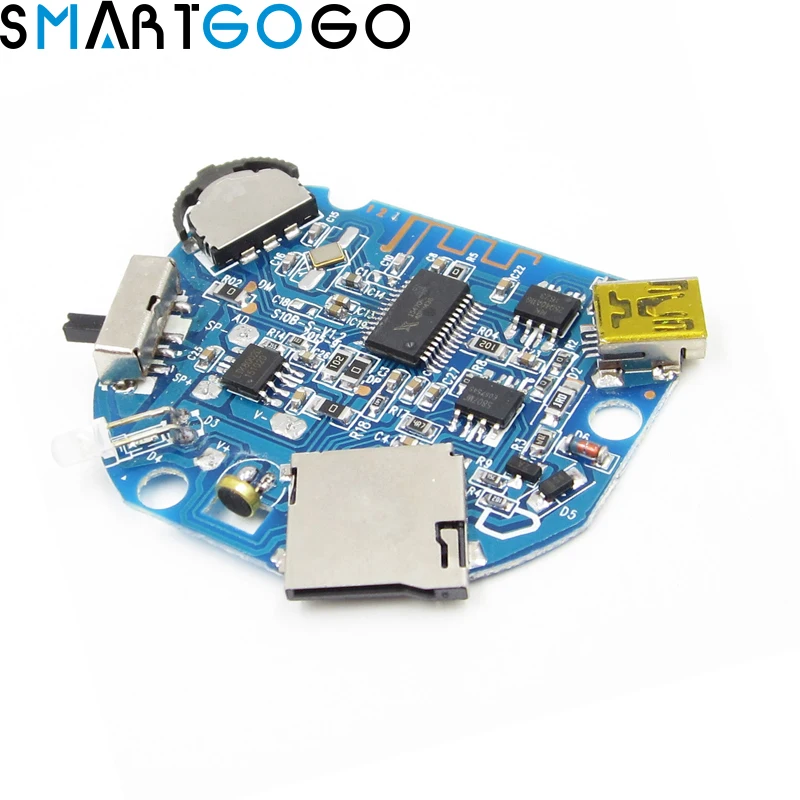 3.7-5V Bluetooth audio receiver module Bluetooth power amplifier board card MP3 decoding board
3.7-5V Bluetooth audio receiver module Bluetooth power amplifier board card MP3 decoding board
