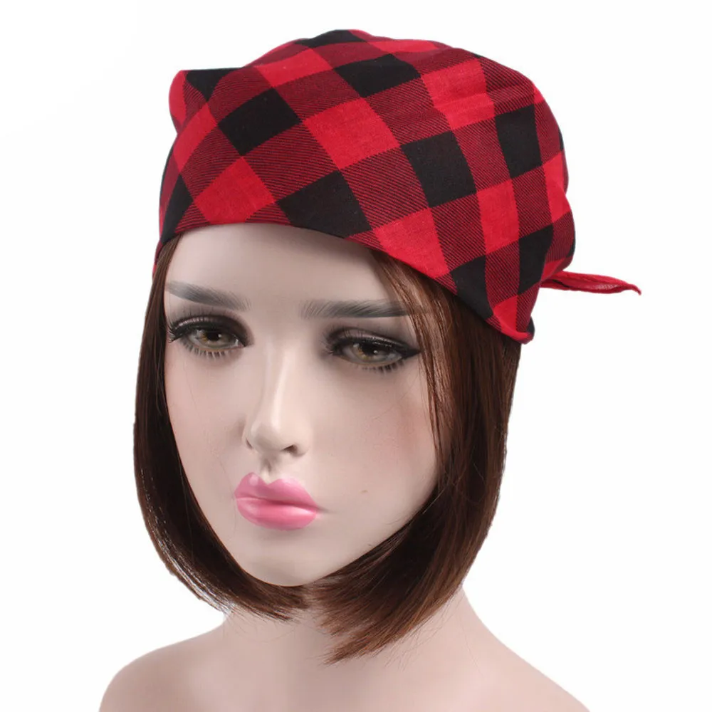 Fashion headband Women Men Plaid Bandanas Head Wrap Turban Hair Accessories Headband hot sale headwear
Fashion headband Women Men Plaid Bandanas Head Wrap Turban Hair Accessories Headband hot sale headwear