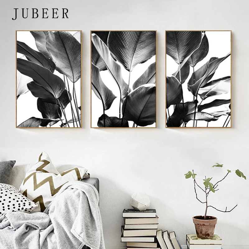 Set Of 3 Black and White Poster Banana Leaves Print Wall Art Tropical Palm Leaves Posters And Prints for Living Room Home Decor
Set Of 3 Black and White Poster Banana Leaves Print Wall Art Tropical Palm Leaves Posters And Prints for Living Room Home Decor