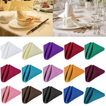 1PC 30cm Table Napkin Linen Napkin Polyester Square Fabric Pocket Handkerchief For Wedding Decoration Event Party Hotel Home
1PC 30cm Table Napkin Linen Napkin Polyester Square Fabric Pocket Handkerchief For Wedding Decoration Event Party Hotel Home
