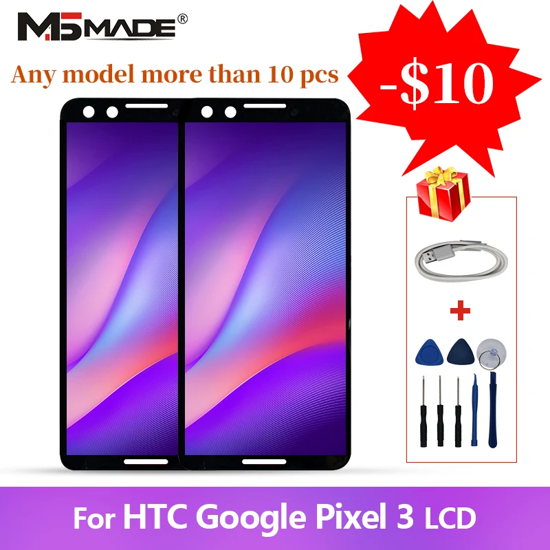 5.5" Original For HTC Google Pixel 3 LCD Touch Screen Digitizer Display Replacement Parts With Frame For Google Pixel 3 Display
5.5" Original For HTC Google Pixel 3 LCD Touch Screen Digitizer Display Replacement Parts With Frame For Google Pixel 3 Display