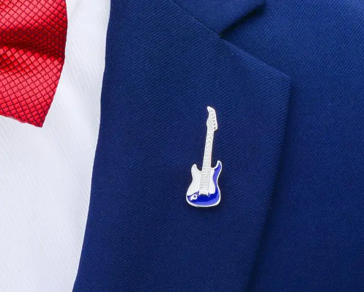 10pcs/lot Guitar Brooches Copper Enamel Blue Guitar Brooch Pins Suit Sticker Badge Shirt Lapel Pins Men's Jewelry Gift
10pcs/lot Guitar Brooches Copper Enamel Blue Guitar Brooch Pins Suit Sticker Badge Shirt Lapel Pins Men's Jewelry Gift