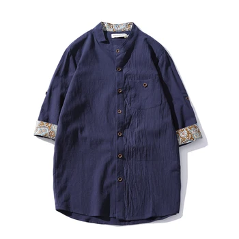 2019 Man shirt Summer Pure color Single row of buckle Short sleeve shirt fashion Business affairs Broken flower shirt S-5XL
2019 Man shirt Summer Pure color Single row of buckle Short sleeve shirt fashion Business affairs Broken flower shirt S-5XL