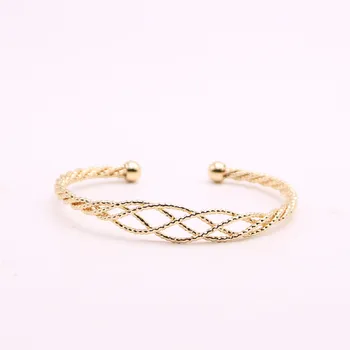 Net structure women bangle Fried dough twist form bangles designed for women and
Net structure women bangle Fried dough twist form bangles designed for women and