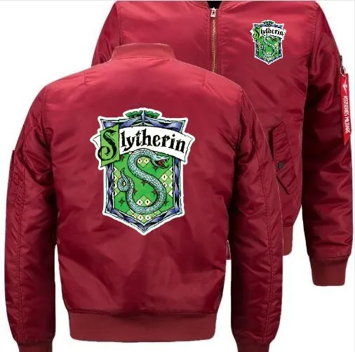 2019 Hot Anime slytherin Snake Bomber Flight Flying Jacket Winter thicken Warm Zipper Men Jackets Anime Men's Casual Coat
2019 Hot Anime slytherin Snake Bomber Flight Flying Jacket Winter thicken Warm Zipper Men Jackets Anime Men's Casual Coat