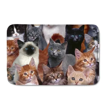Flannel 3d Animal Cat Print Door Mat Anti-slip Entrance Doormat Carpets Water Absorption Kitchen Living Room Bathroom Floor Mats
Flannel 3d Animal Cat Print Door Mat Anti-slip Entrance Doormat Carpets Water Absorption Kitchen Living Room Bathroom Floor Mats