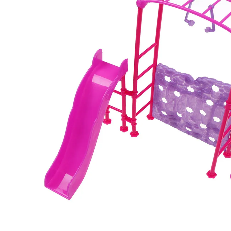 1 set of dolls accessories park slide toys entertainment device girl 1/6 dolls of the kindergarten girls play house.
1 set of dolls accessories park slide toys entertainment device girl 1/6 dolls of the kindergarten girls play house.