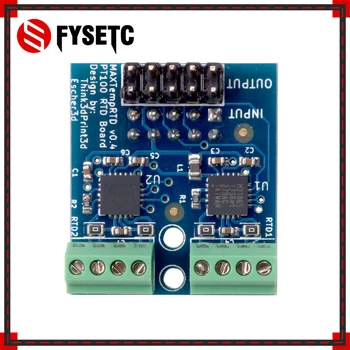 Cloned PT100 Daughter Board Allowing Two PT100 Temperature Sensors To Be Attached For The DuetWifi And The Duet Ethernet
Cloned PT100 Daughter Board Allowing Two PT100 Temperature Sensors To Be Attached For The DuetWifi And The Duet Ethernet