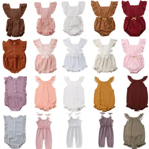 Pudcoco Baby Girl Clothes Baby Romper Infant Baby Girls Ruffle Solid Color Sleeveless Bodysuit Jumpsuit Outfit Lots
Pudcoco Baby Girl Clothes Baby Romper Infant Baby Girls Ruffle Solid Color Sleeveless Bodysuit Jumpsuit Outfit Lots