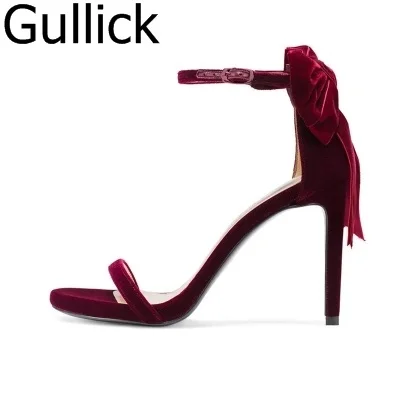Newest Style Women Red Flock Leather Round Toe Ankle Buckle Strap Sandals Summer Fashion Butterfly Decoration High Heel Pumps
Newest Style Women Red Flock Leather Round Toe Ankle Buckle Strap Sandals Summer Fashion Butterfly Decoration High Heel Pumps