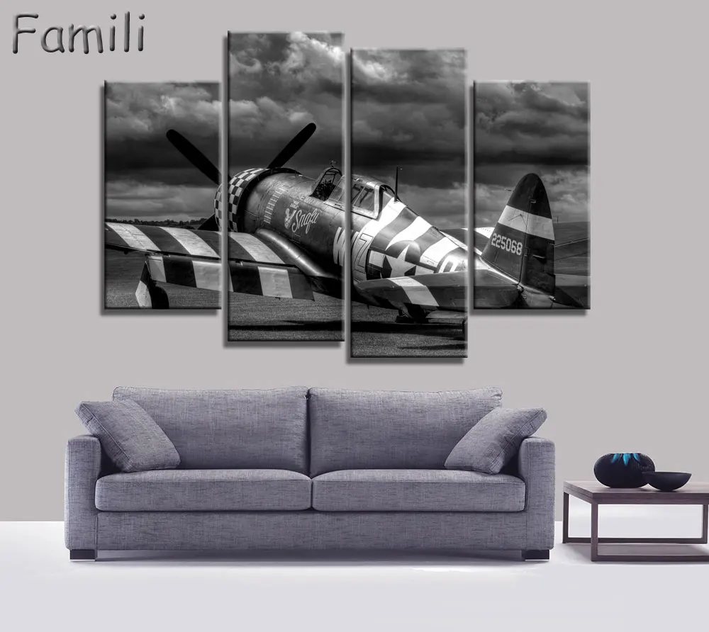 4 Panel Modern Printed Fighter Aircraft Canvas Painting Combat Aircraft Wall Picture Art For Living Room Unframed Painting Art
4 Panel Modern Printed Fighter Aircraft Canvas Painting Combat Aircraft Wall Picture Art For Living Room Unframed Painting Art
