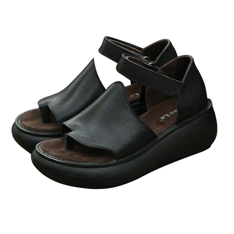512-1 New Leisure Thick Women Sandal Summer 2018 Women's Retro Cowhide Leather Sandals with Soft Toe Women Summer Shoes
512-1 New Leisure Thick Women Sandal Summer 2018 Women's Retro Cowhide Leather Sandals with Soft Toe Women Summer Shoes