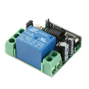 OWGYML Wireless Remote Control Power Switch DC12V 10A 433MHz Transmitter + Receiver for Electronic Door Locks
OWGYML Wireless Remote Control Power Switch DC12V 10A 433MHz Transmitter + Receiver for Electronic Door Locks