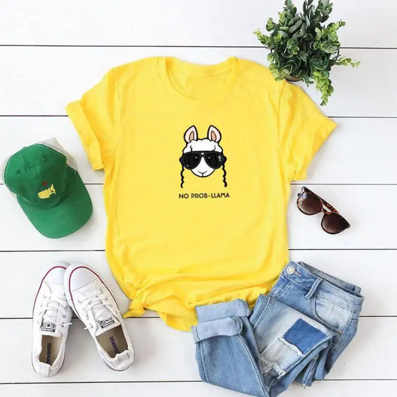 S-5XL Casual Women Print T-shirt 100% cotton cute lamb plus size t shirts sheep pattern Tees Harajuku Korean Cartoon Basic Tops
S-5XL Casual Women Print T-shirt 100% cotton cute lamb plus size t shirts sheep pattern Tees Harajuku Korean Cartoon Basic Tops