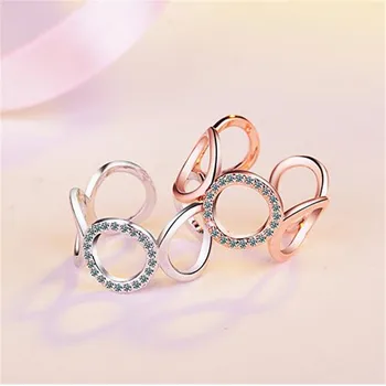 LULU-PIG Japanese and Korean fashion 925 silver versatile crystal zircon open ring JZ196
LULU-PIG Japanese and Korean fashion 925 silver versatile crystal zircon open ring JZ196