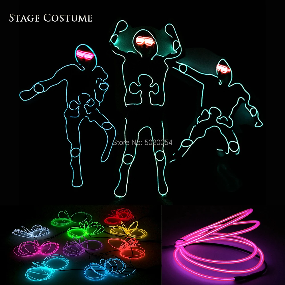 10 Colors Select Night Club Wear Glowing Clothing Dance EL Wire Clothing Men Women Cold Light Party Led Luminous Costume
10 Colors Select Night Club Wear Glowing Clothing Dance EL Wire Clothing Men Women Cold Light Party Led Luminous Costume