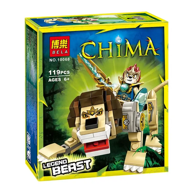 Reedcall 1 коробка 119 шт. Chimaed Лев фигурку Building Block игрушки Совместимость Legoed Лепин с