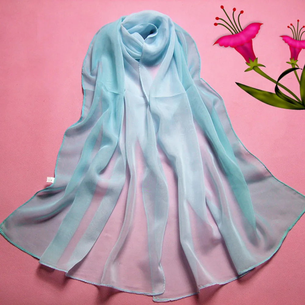 Women's Silky Gradient Color Chiffon Scarf Shawl Large Long Autumn Winter Scarf Wrap Shawl Soft Stole Scarves All-match Bufanda
Women's Silky Gradient Color Chiffon Scarf Shawl Large Long Autumn Winter Scarf Wrap Shawl Soft Stole Scarves All-match Bufanda