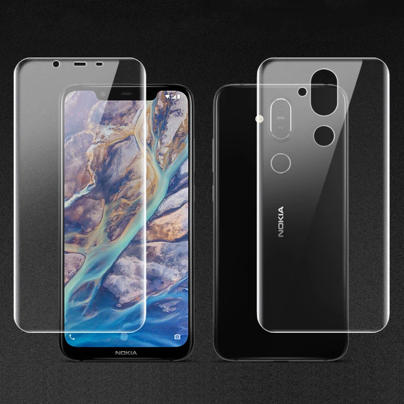 Ultra-thin Clear Front Back Full Cover Soft Hydrogel Film For Nokia 8 7 Plus 6.1 7.1 X5 X6 X7 Screen Protector Protective Film
Ultra-thin Clear Front Back Full Cover Soft Hydrogel Film For Nokia 8 7 Plus 6.1 7.1 X5 X6 X7 Screen Protector Protective Film