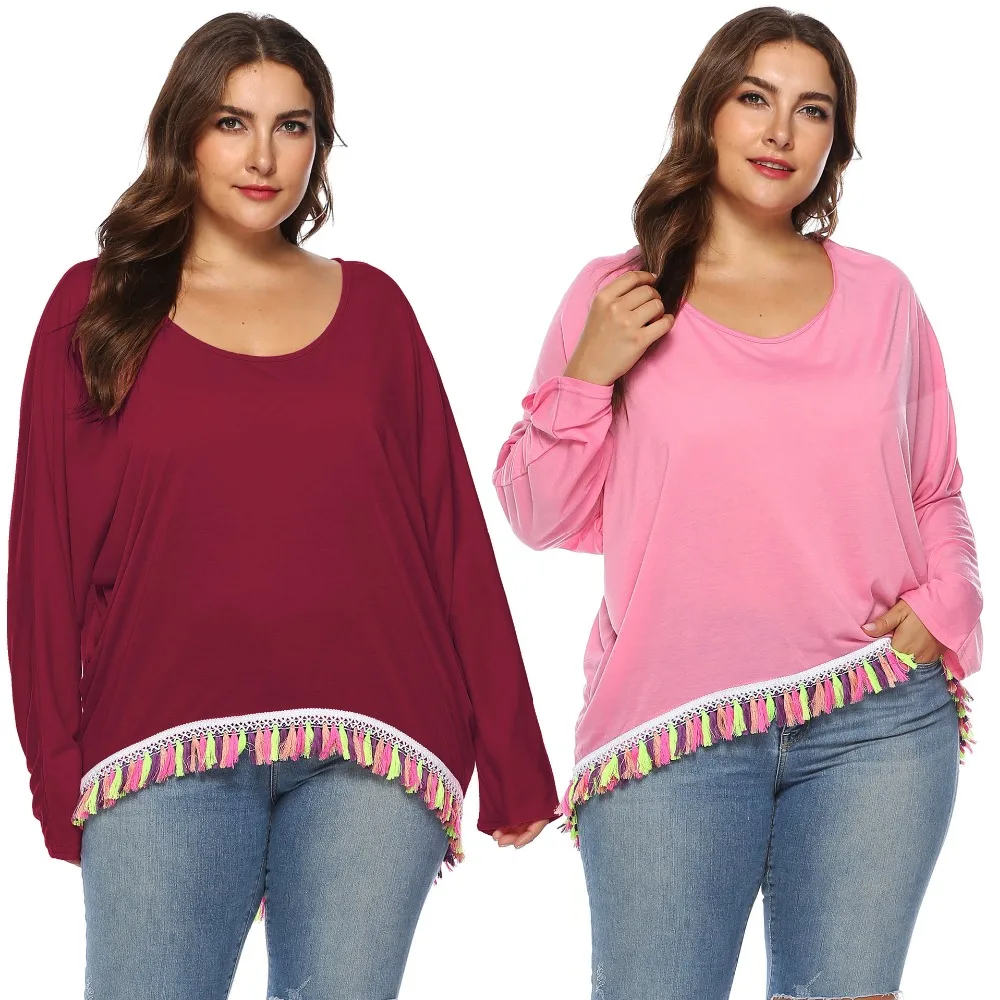 Large Size Women's Autumn New Irregular Bat Sleeves Fat Shirt Top Blouse Casual Women Clothes Full Sleeves Blusa Feminina
Large Size Women's Autumn New Irregular Bat Sleeves Fat Shirt Top Blouse Casual Women Clothes Full Sleeves Blusa Feminina