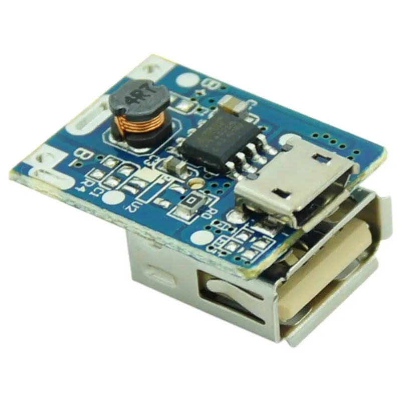 

5V 1A Step-Up Power Module Li-Po Li-Ion Lithium Battery Charging Protection Board Booster Converter Micro-Usb Diy Charger 134N