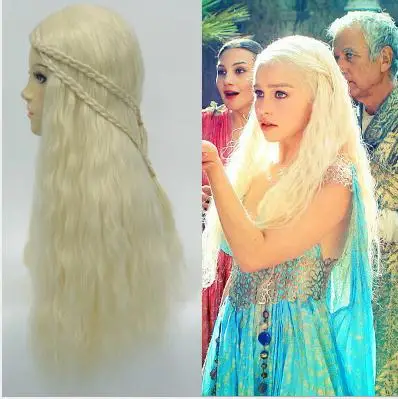 Game of Thrones Daenerys Targaryen Cosplay Wig Synthetic Hair Long Wavy Dragon of Mother Wigs Halloween Party Costume for Women
Game of Thrones Daenerys Targaryen Cosplay Wig Synthetic Hair Long Wavy Dragon of Mother Wigs Halloween Party Costume for Women