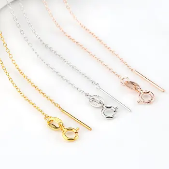 40cm(16inch) 45cm(18inch) Fashion 925 sterling silver/gold/rose gold Jewelry cross chain for women necklace Jewelry accessories
40cm(16inch) 45cm(18inch) Fashion 925 sterling silver/gold/rose gold Jewelry cross chain for women necklace Jewelry accessories