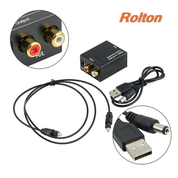 RCA Digital to Analog Audio Adapter Optical Amplifier Decoder Optical Fiber Coaxial RCA Toslink Signal To Analog Audio Converter
RCA Digital to Analog Audio Adapter Optical Amplifier Decoder Optical Fiber Coaxial RCA Toslink Signal To Analog Audio Converter
