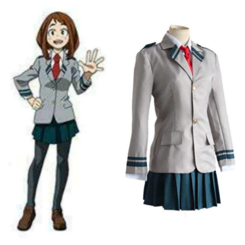School Uniform Wigs Anime Cosplay for Ochaco Uraraka for Boku No Hero Academia Japanese in Halloween Costume Adult Women Dress
School Uniform Wigs Anime Cosplay for Ochaco Uraraka for Boku No Hero Academia Japanese in Halloween Costume Adult Women Dress